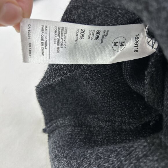 Robert Graham 1/4 Zip Long Sleeve Sweater Gray Men's Size Medium Knit - Picture 9 of 10